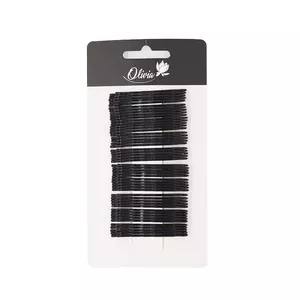 Hair clips OEM 9094693 — pack of 50 black metal hairpins