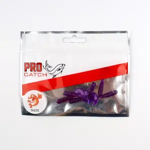 Soft bait Pro Catch PP002 35 mm, twister rubber lure, pack of 6
