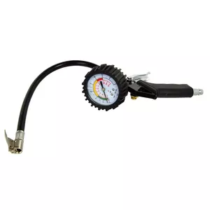 Tire inflator GEKO 7104107 with pressure gauge 0–12 Bar, hose and connector