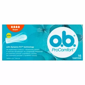 Тампоны O.B. ProComfort Super, 16 шт., впитываемость 10 г