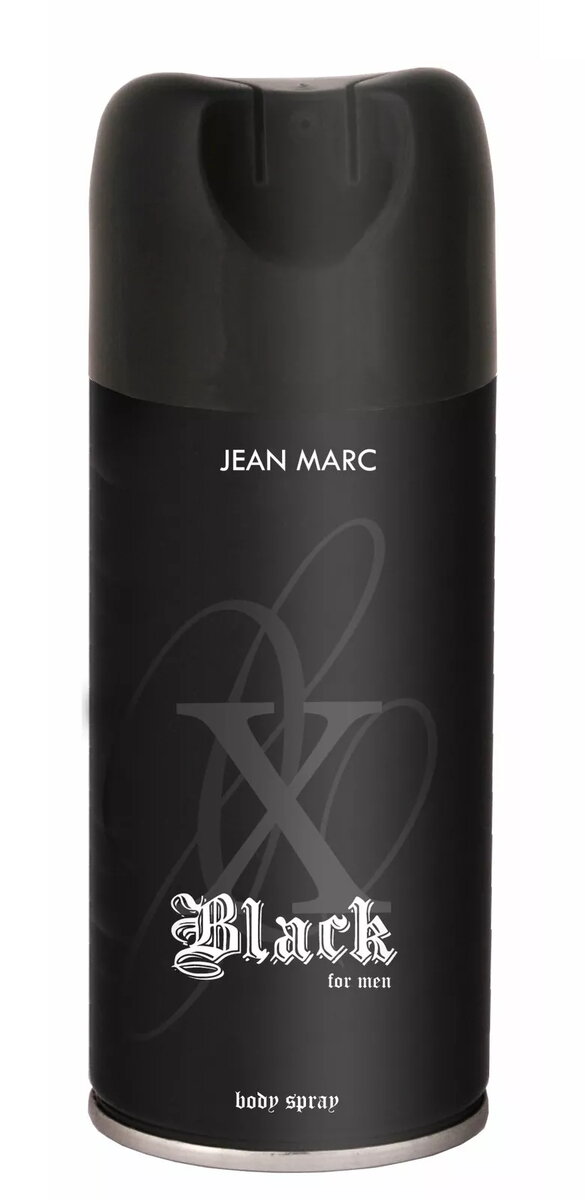 Dezodorants aerosols Jean Marc X Black