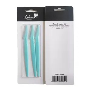 Eyebrow Stencils 3-piece set, model 9095102, reusable eyebrow shaping templates