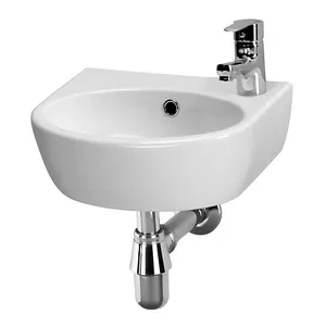 Sink CERSANIT Parva 40 right model 643621 — compact bathroom washbasin, right-hand installation