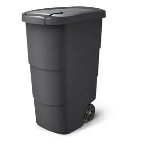 Waste container with lid and wheels Prosperplast 7378343 — 90 L, anthracite