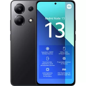 Xiaomi Redmi Note 13 16,9 cm (6.67") Hibrīda duālā SIM Android 13 4G USB Veids-C 6 GB 128 GB 5000 mAh Melns