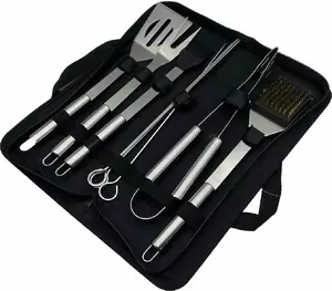 Brunbeste barbecue tool set 1745 with carrying case — grill utensils set