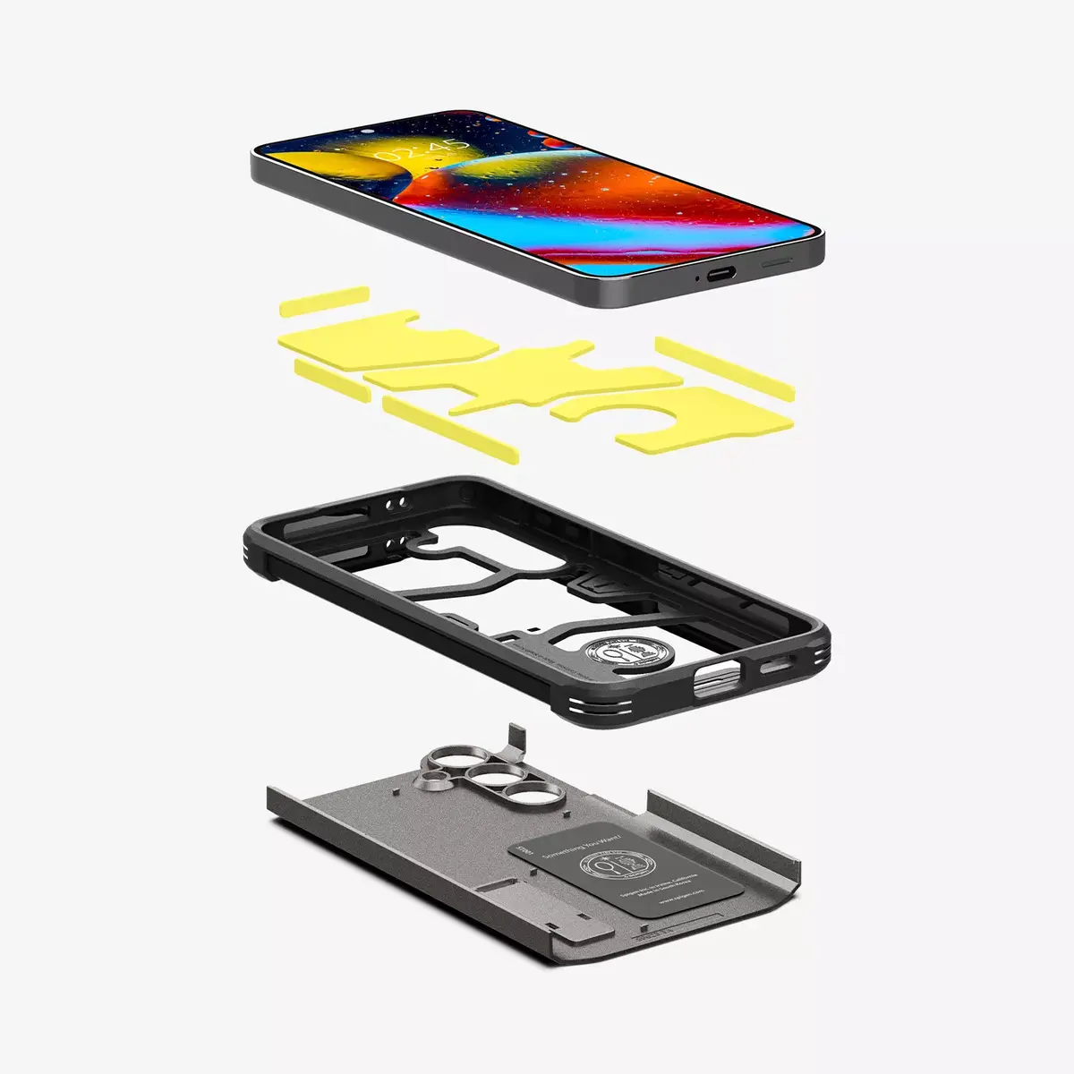 Spigen Galaxy S24 Case Tough Armor Gunmetal Photo 6