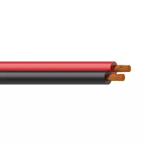 Audio cable Procab ALS15/1, Copper-Clad Aluminium (CCA) 16 AWG, 100 m, black/red