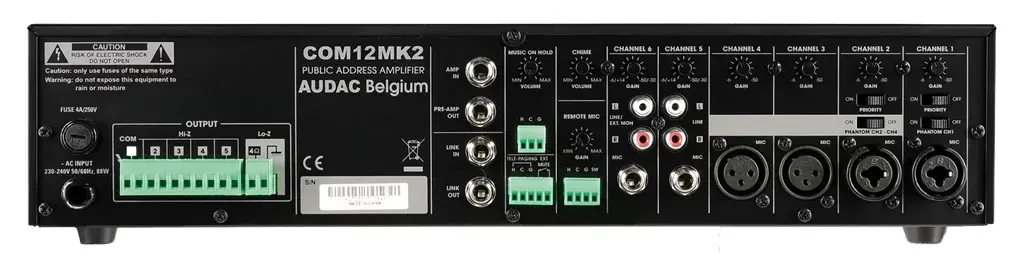 AUDAC COM12MK2 audio amplifier Photo 3