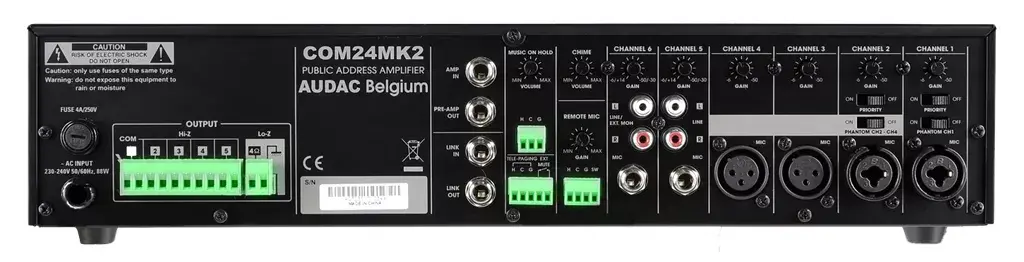 AUDAC COM24MK2 audio amplifier Photo 2
