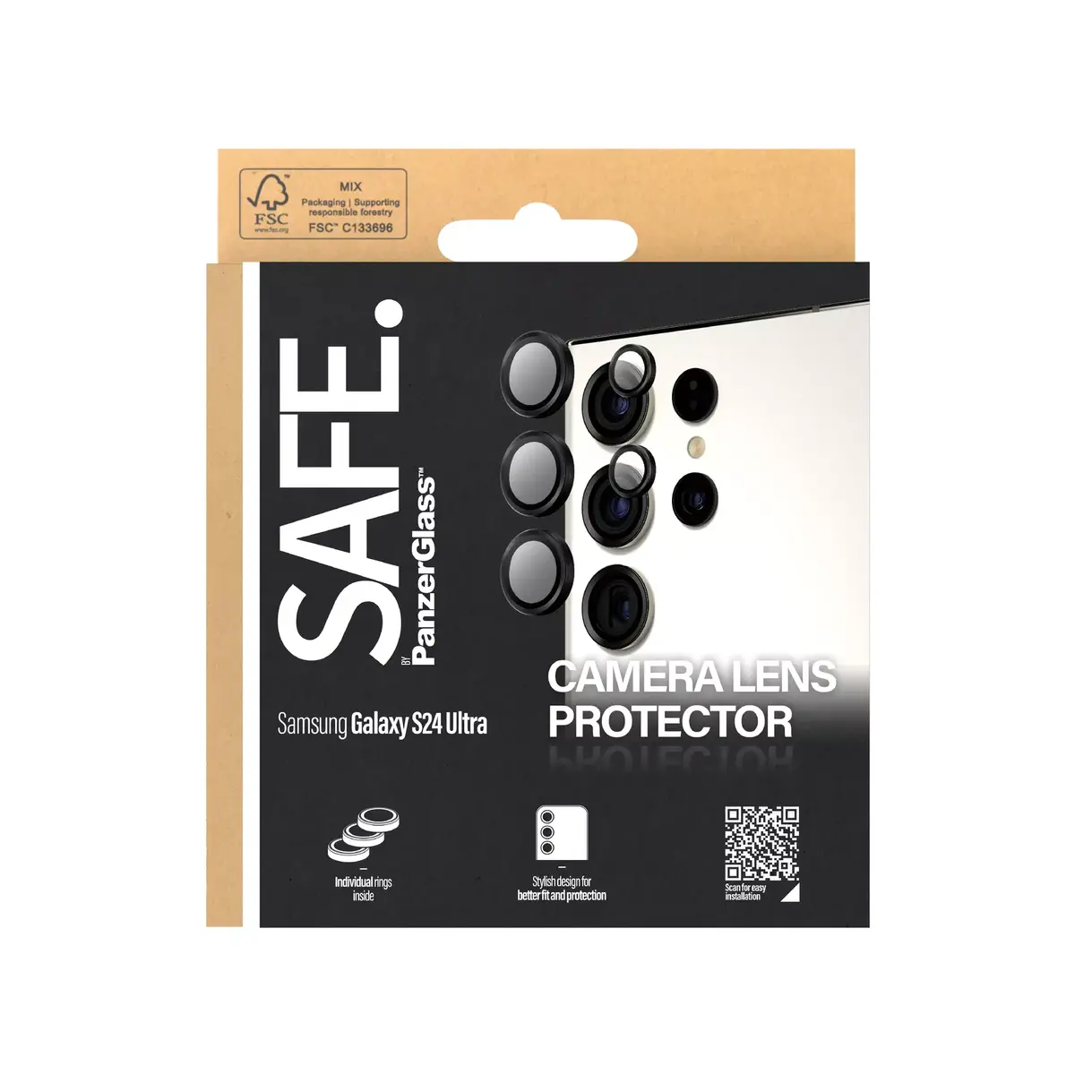 Защитное стекло для камеры PanzerGlass SAFE Samsung Galaxy S24 Ultra Photo 3