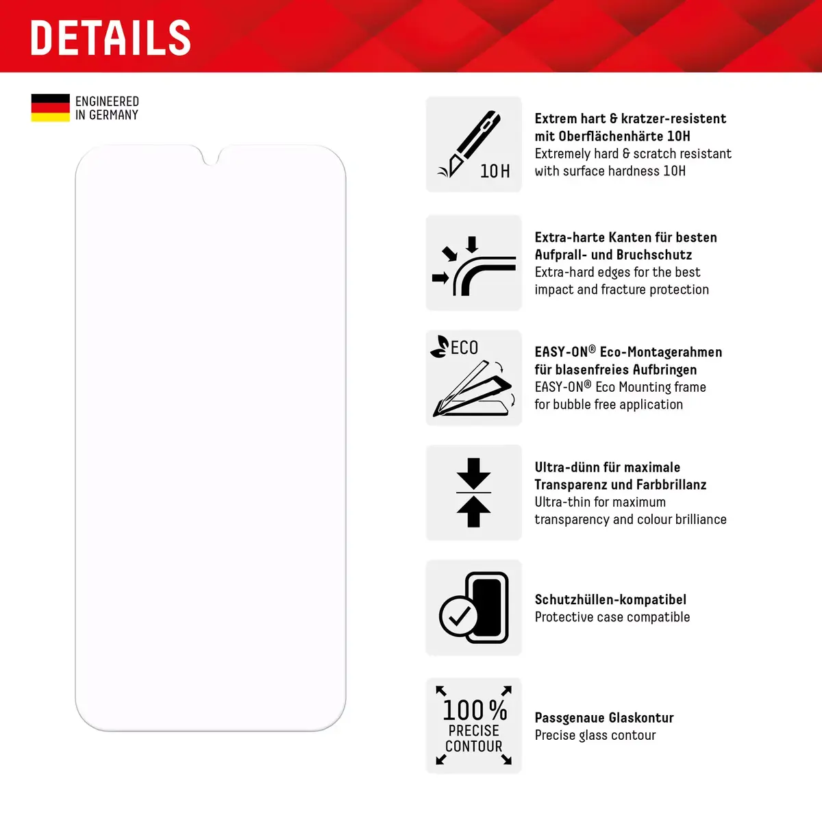 Screen Protector Displex Samsung A15/A15 5G Photo 2
