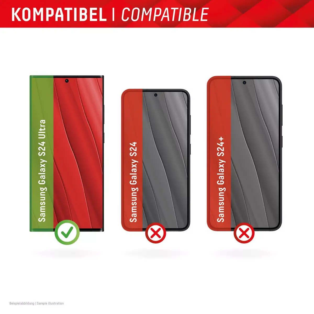 Защитное стекло и чехол Displex Samsung Galaxy S24 Ultra Photo 7