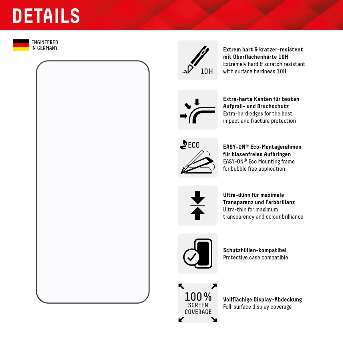 Защитное стекло Displex Full Cover Samsung Galaxy S24 Photo 2