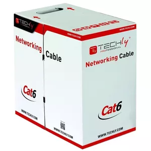 Techly ITP-C6F-FL tīkla kabelis Pelēks 305 m Cat6 F/UTP (FTP)