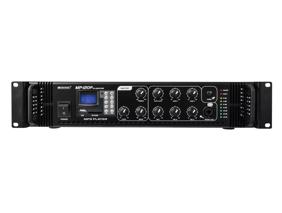 Audio pastiprinātājs Omnitronic 80709621 Photo 4