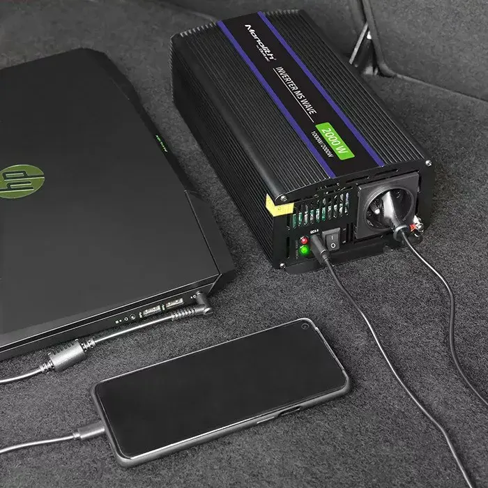 Pārveidotājs Qoltec Monolith 2000 MS 12V→230V 2000W Photo 8