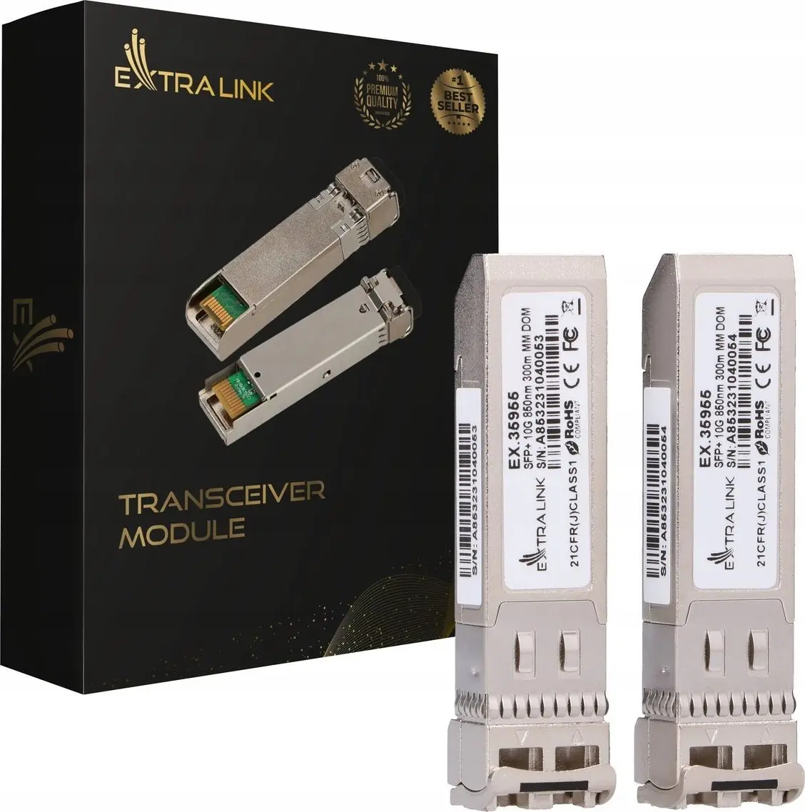 Extralink EX.35955 SFP+ 10Gbps 850nm 300 м Photo 4