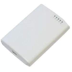 Mikrotik PowerBox ar vadiem pievienojams rūteris Ātrais Ethernet Balts