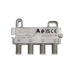 Cable splitter Televes 519503 Stainless steel 5 - 2400 MHz