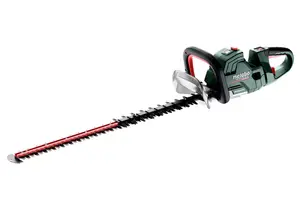 Electric cordless hedge trimmer Metabo HS 18 LTX BL 75 — 18 V, single blade, 4.4 kg