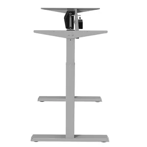 Ergo Office ER-403G Sit-stand Desk Table Frame Electric Height Adjustable Desk Office Table Without Table Top Gray