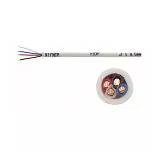 Alarm Cable Bitner YTDY 4x0.5 Connector Standard 100M Color