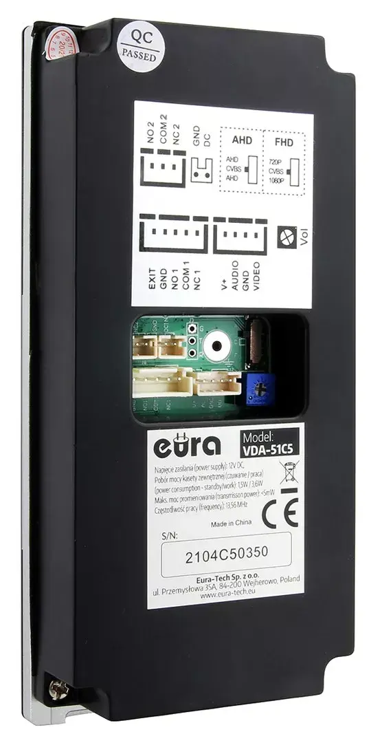 Video doorphone Eura VDP-99C5 WiFi RFID Photo 12