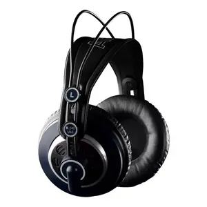 Studijas vadu austiņas AKG K240 MKII — 55 Ω, 15–25 000 Hz, noņemams 3 m kabelis, slēgtas, melnas