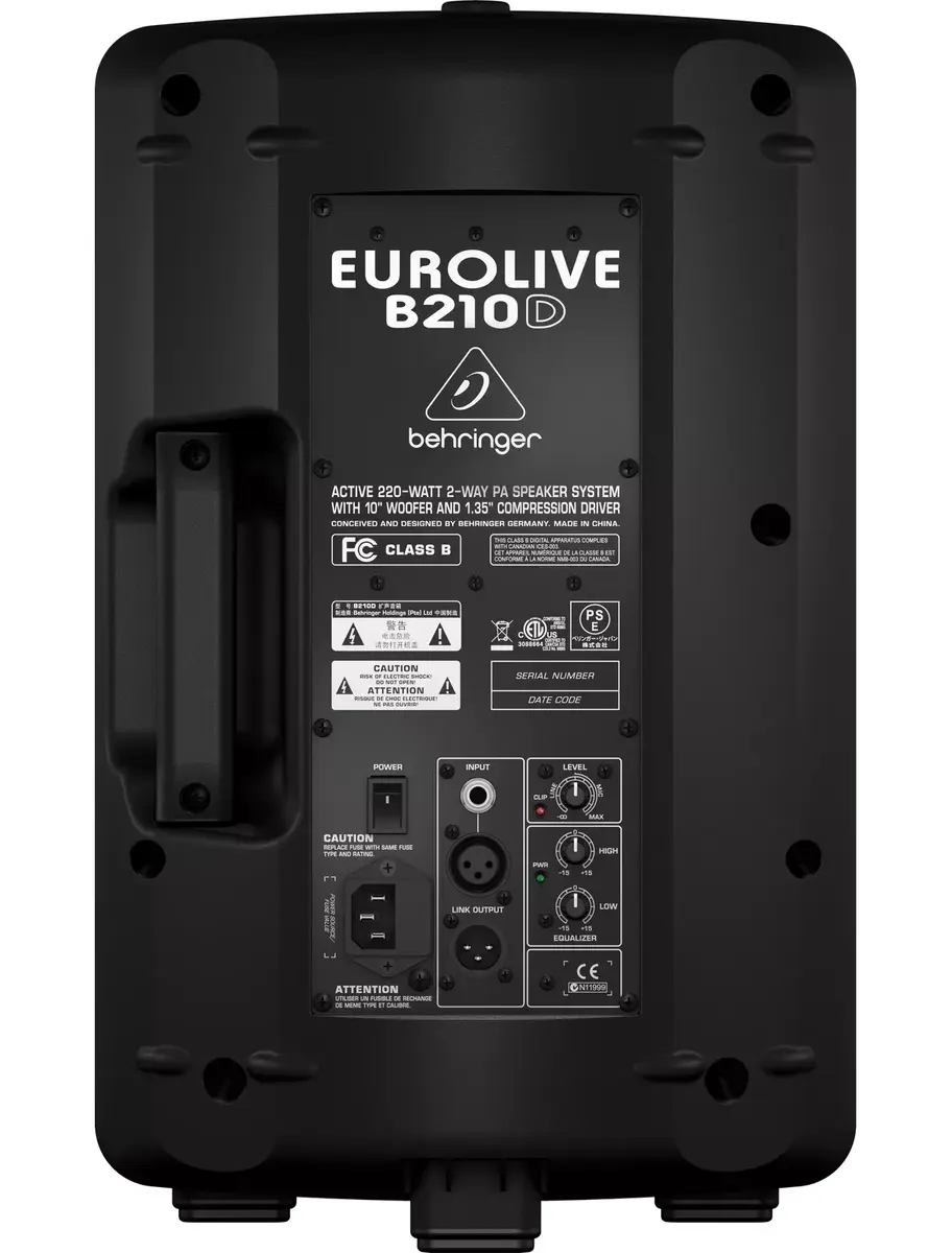 2-ceļu skaļrunis Behringer Eurolive B210D 16333 Photo 2