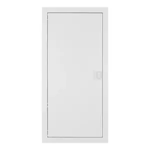 Switchgear distribution enclosure MSF RP PLASTIC PT 56M 4x14M N+PE IP30 IK05 with metal door, white