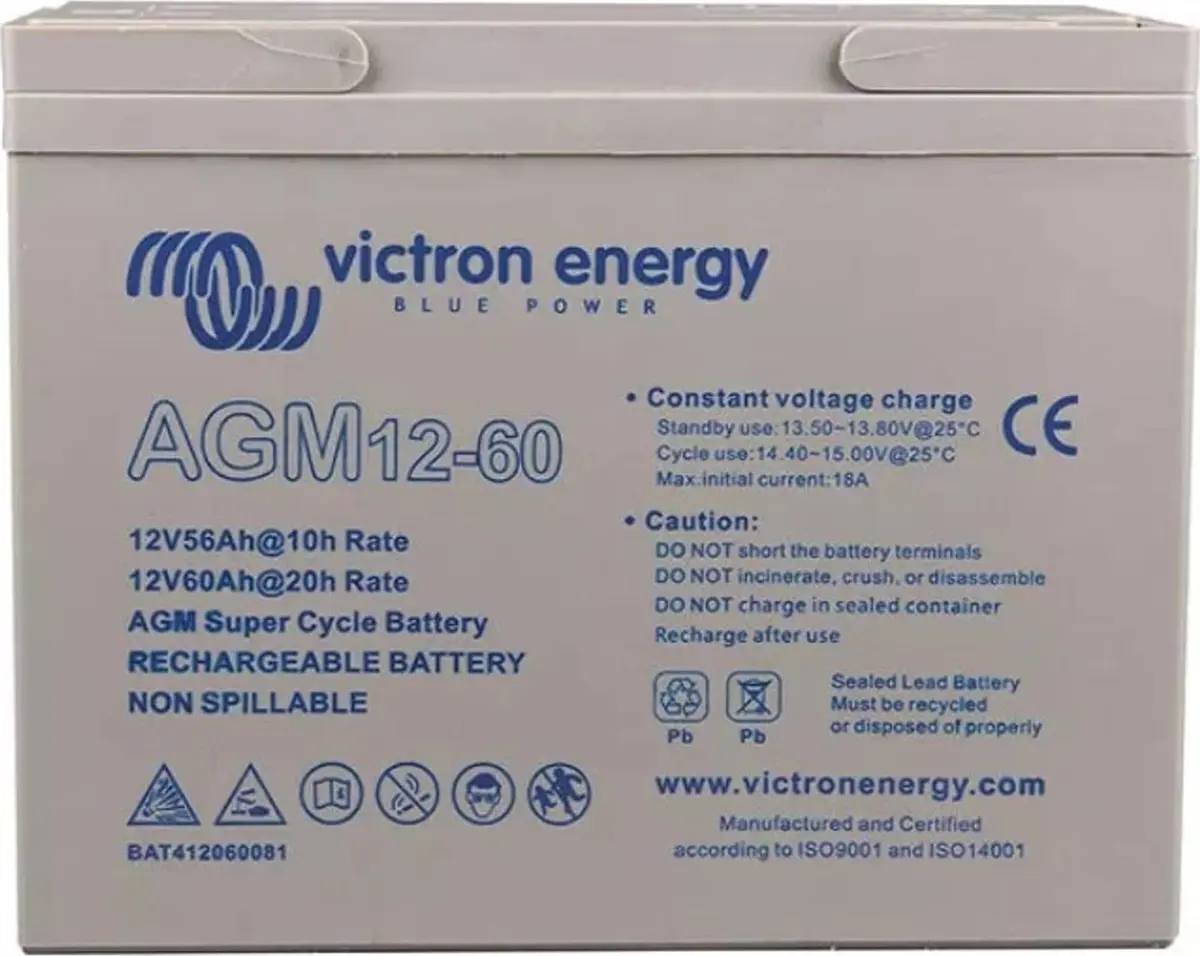 Victron Energy BAT412550084 12V 60Ah AGM
