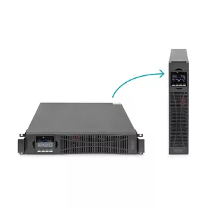 Digitus OnLine UPS system 6 kVA 6 kW Double-conversion Rackmount Tower