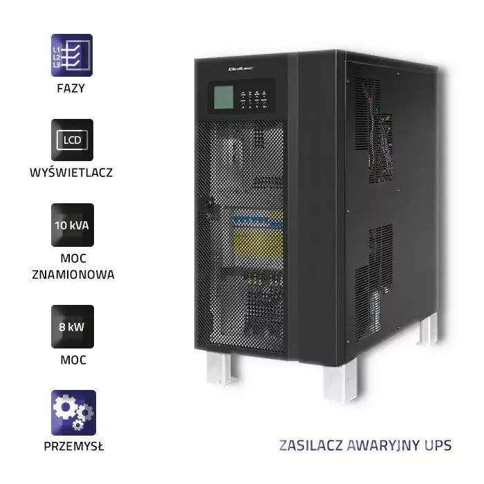 3 fāžu UPS QOLTEC 53948 10 kVA 8 kW Photo 3