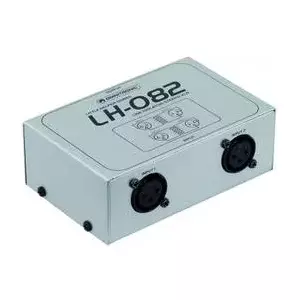 Stereo line isolator rack 19" Omnitronic LH-082 2-channel