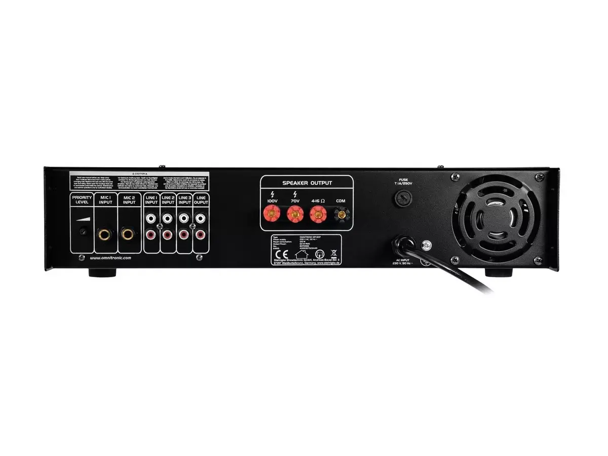 Audio amplifier Omnitronic 80709611 Photo 3