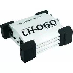 Direct Injection (DI) Box Omnitronic LH-060 Duale — Passive 2-Channel Balanced DI Box