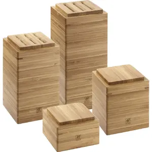 ZWILLING Bamboo Storage Set 35101-400-0 — 4 Containers, Bamboo
