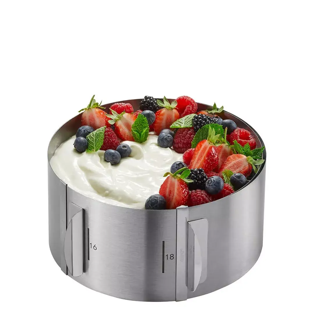 GEFU TONDO cake ring, stainless steel, 100 mm Photo 2