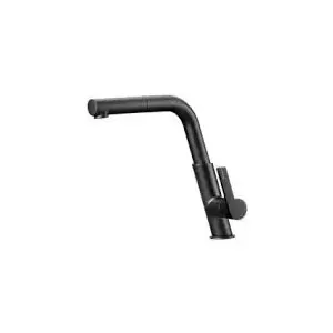Kitchen faucet with pull-out spout BQS_N73M — single-handle mixer, pull-out spray, deck-mounted
