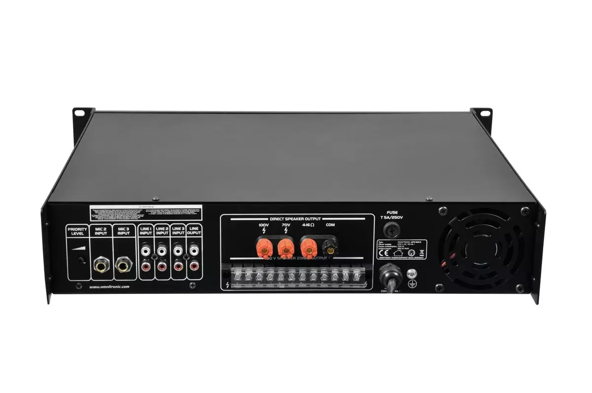 Audio amplifier Omnitronic 80709741 Photo 4
