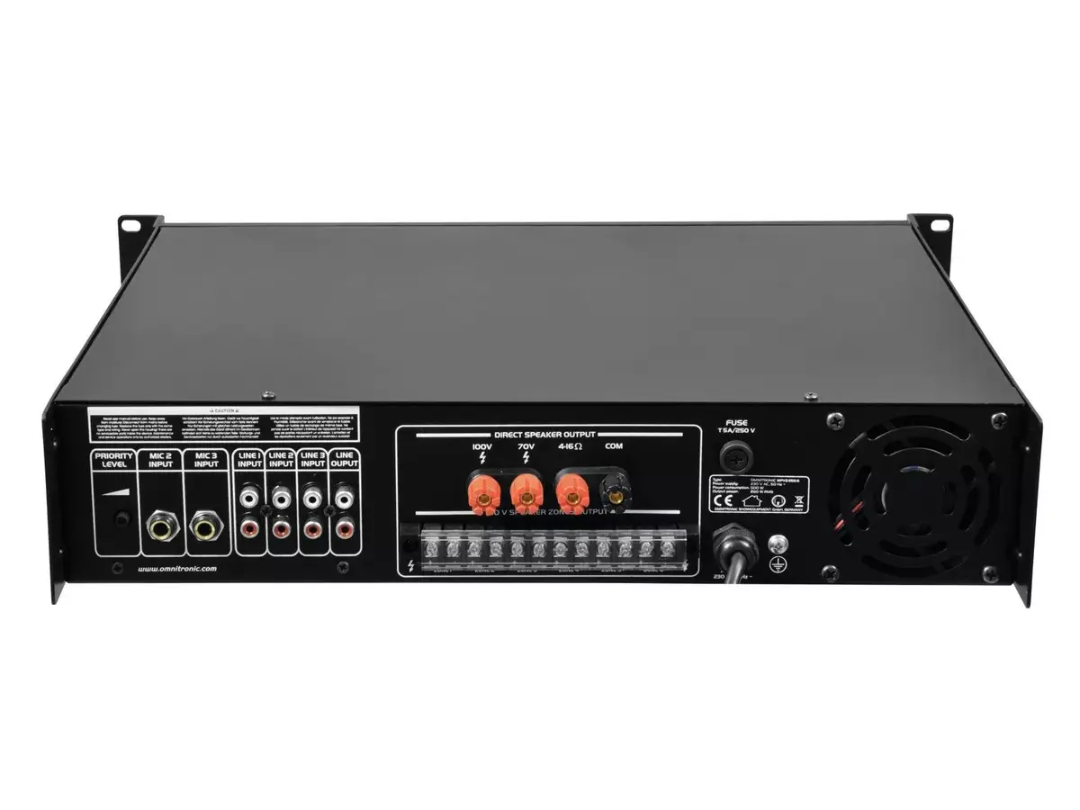 Аудиоусилитель Omnitronic 80709786 Photo 4