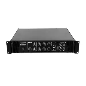 Audio amplifier Omnitronic 80709781 Performance/stage Black