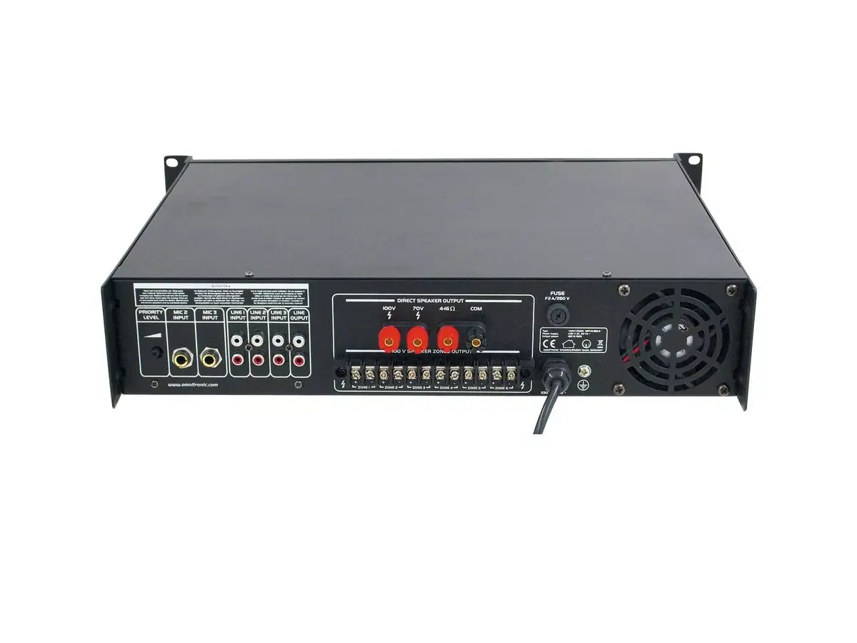Audio pastiprinātājs Omnitronic 80709781 Photo 2