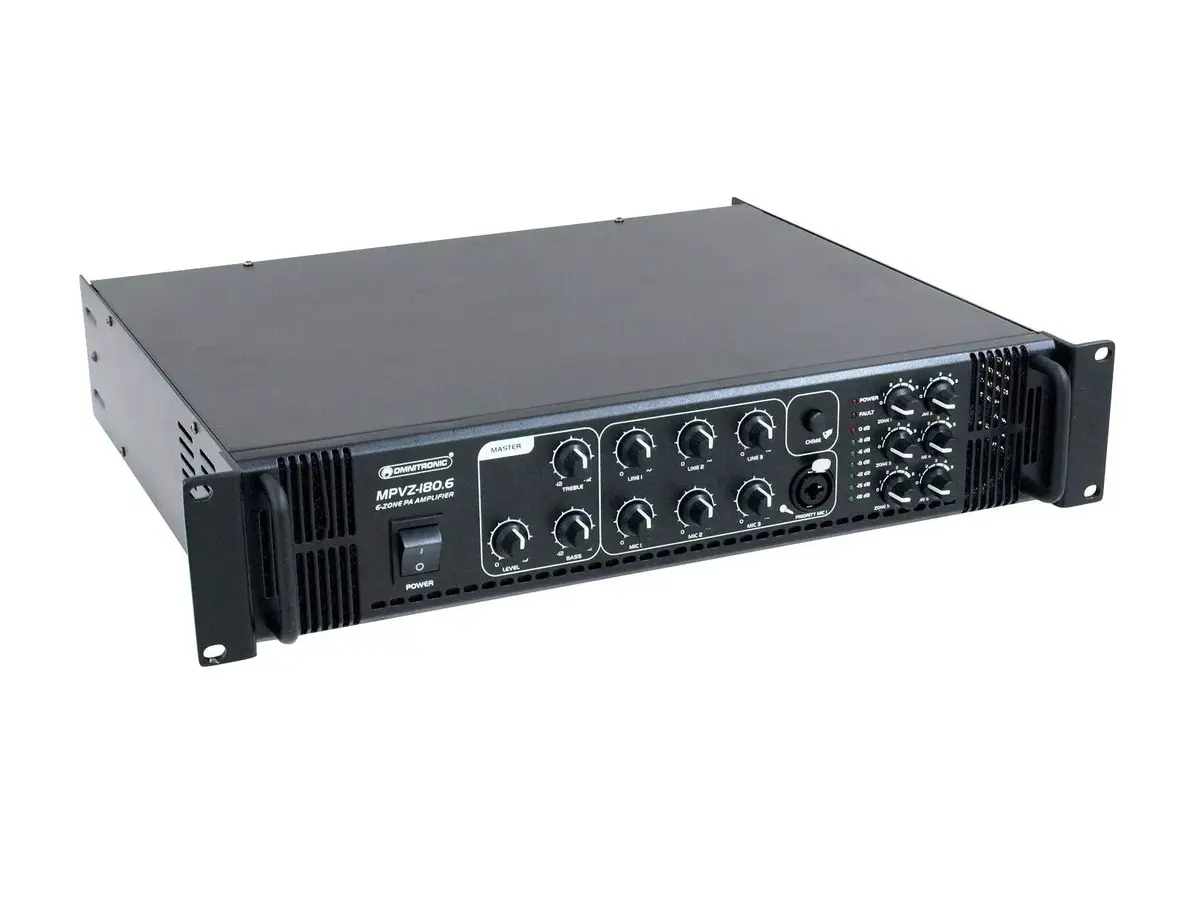Audio pastiprinātājs Omnitronic 80709781 Photo 3