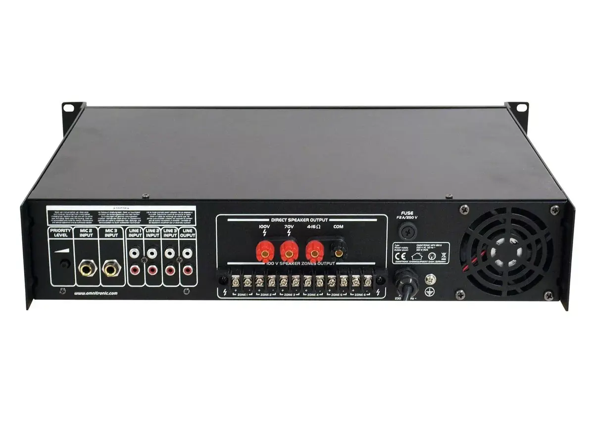 Audio amplifier Omnitronic 80709721 Photo 3