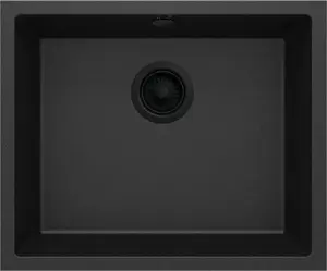 Wall-hung granite kitchen sink, 1-bowl, model ZQA_G10C
