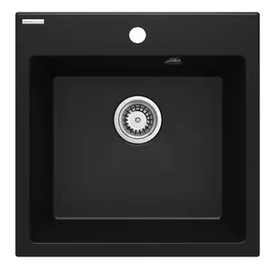 Granite 1-bowl kitchen sink deante ZQJ N103, scratch-resistant, durable