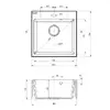Granite 1-bowl sink deante ZQJ N103 Photo 3
