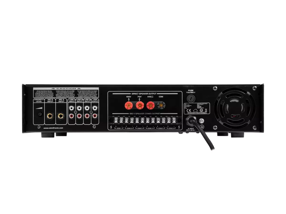 Audio pastiprinātājs Omnitronic 80709787 Photo 2